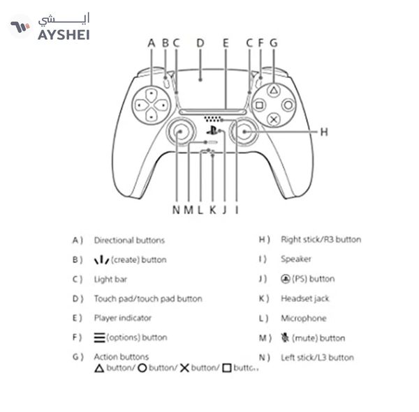 DualSense Wireless Controller For PlayStation 5 - White