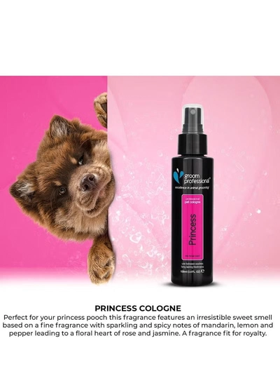 Groom Professional Princess Dog Perfume - Dog Perfume Spray - Fresh Fragrance Spray for Dogs Against Odour - Dog Perfume for Female Dogs - Contains Chamomile Extracts to Soothe Skin, 100 ml-1