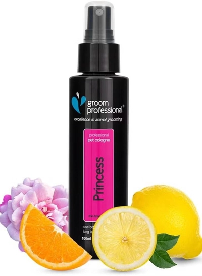 Groom Professional Princess Dog Perfume - Dog Perfume Spray - Fresh Fragrance Spray for Dogs Against Odour - Dog Perfume for Female Dogs - Contains Chamomile Extracts to Soothe Skin, 100 ml-0