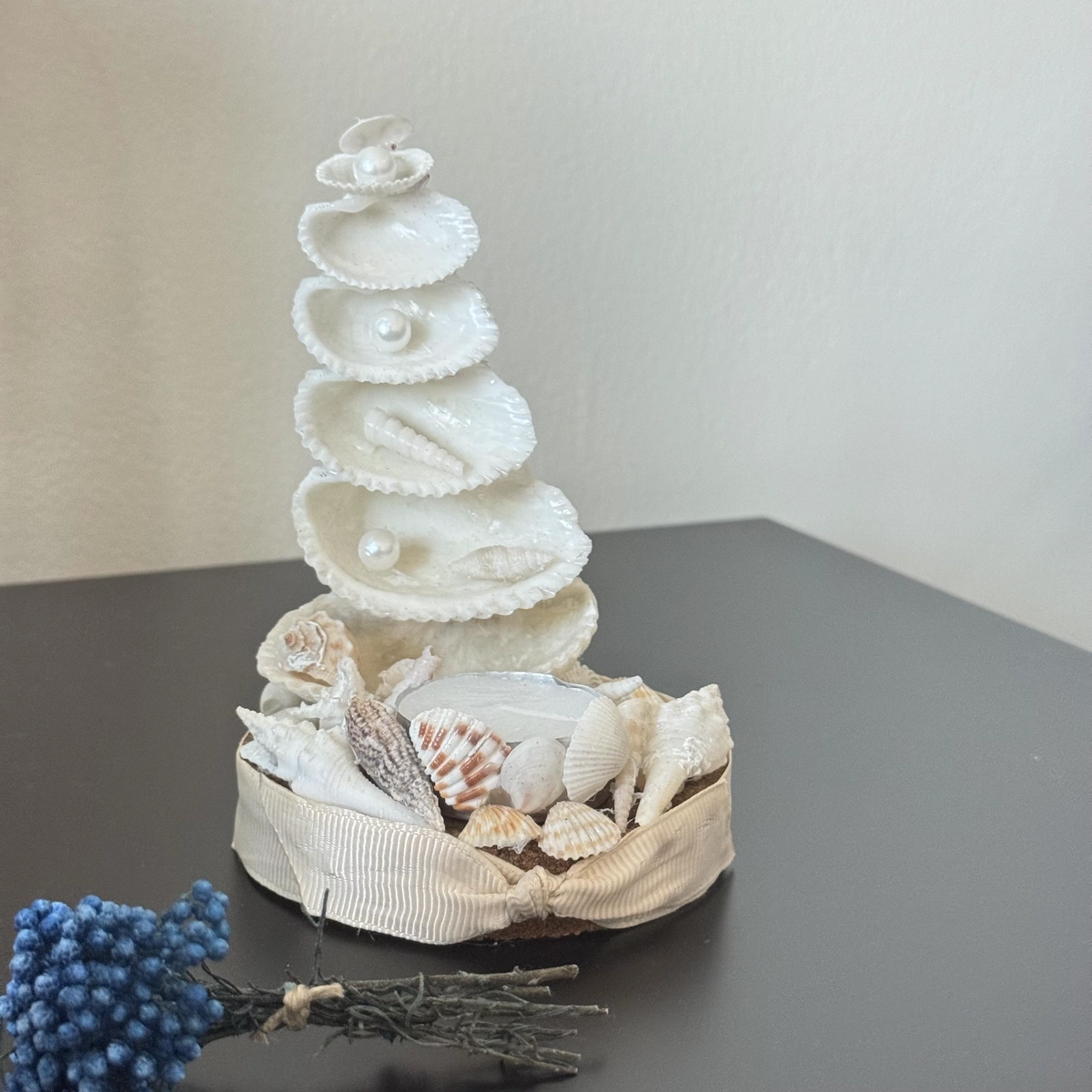 Handmade Coastal Candle Holder & Décor Piece-2-2