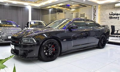 Dodge Charger SRT8 ( 2013 Model ) in Black Color GCC Specs-0