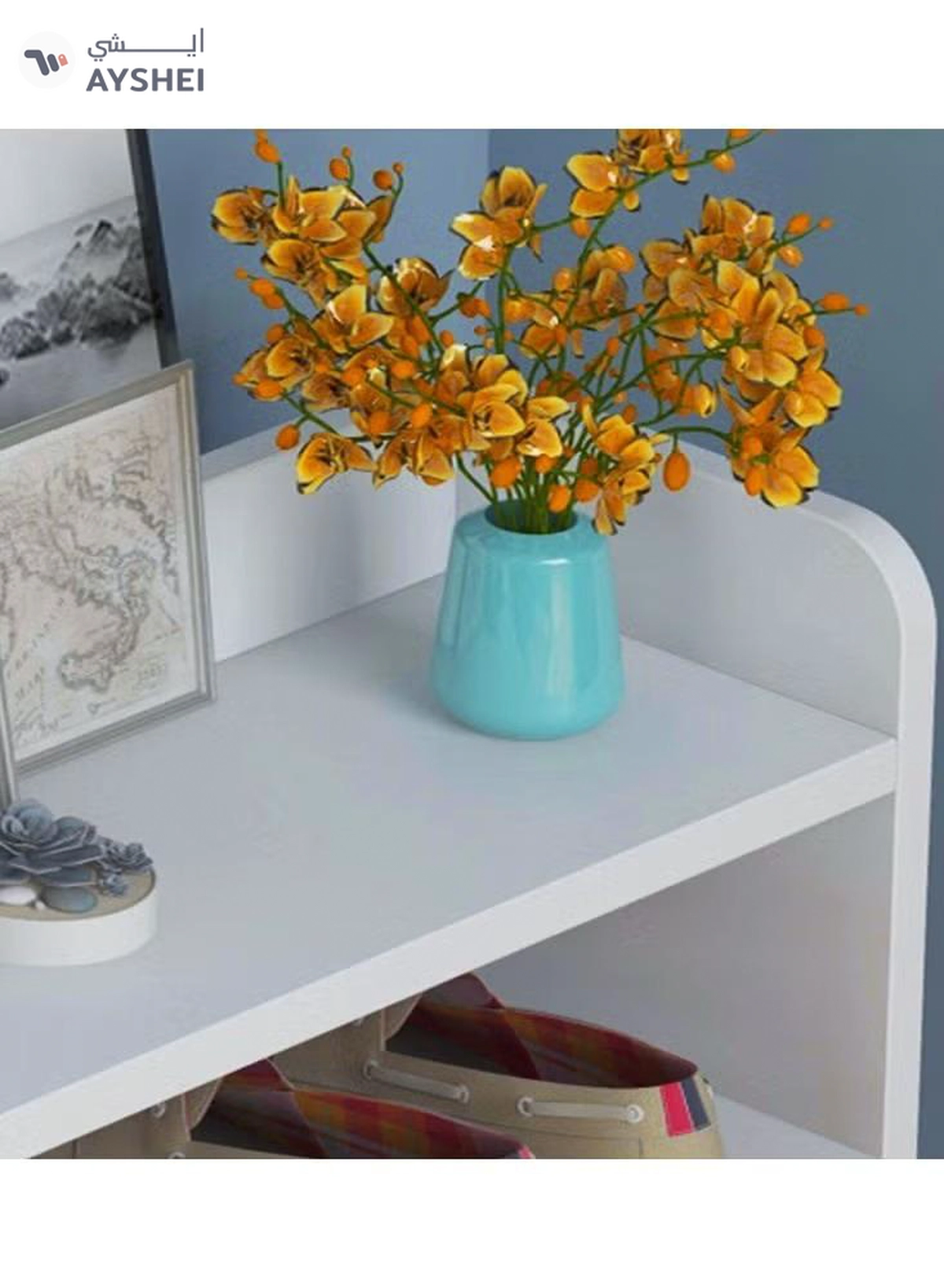 Eworld Modern and Sleek 5-layer Shoe Rack, Simple Household Solution for Space-Saving -4-4