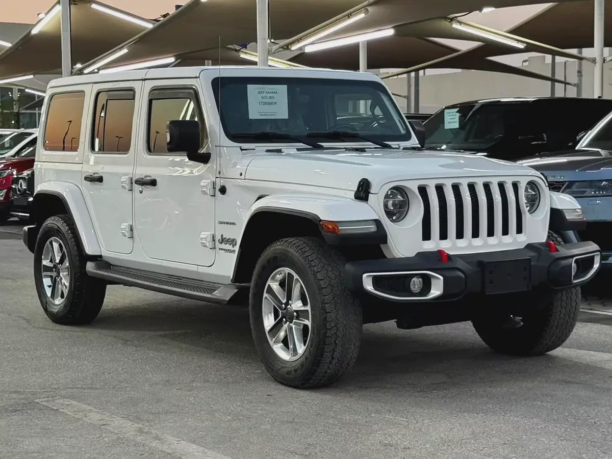 (2021) JEEP WRANGLER SAHARA // GCC//FULL OPTION// ORIGINAL PAINT//EXCELLENT CONDITION//-1-1