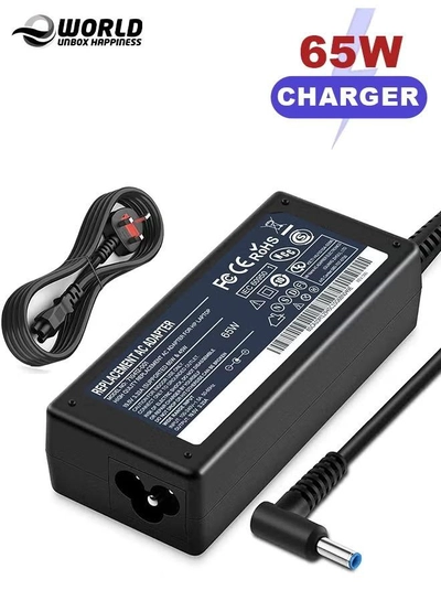 Eworld 65W AC Replacement Charger for HP Laptops, 19.5V 3.33A Power Adapter -0