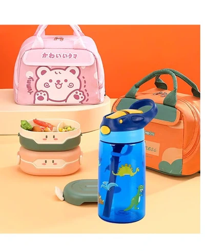 ORiTi Kids Water Bottle Leakproof free Plastic Water Bottle for Kids with Straw Spill Drinking Bottle for School, Travel Picnic Reusable Baby Water Bottle, Toddler Cup Indoor Outdoor Child-3