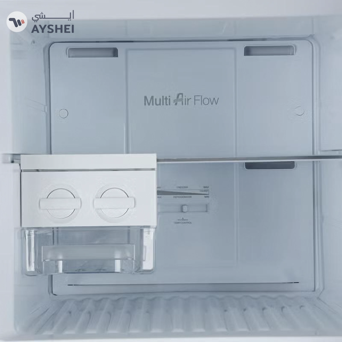 GEEPAS 348 Gross / 270 Net Capacity No-Frost Double Door Refrigerator Quick Cooling | Low Noise, Stainless Steel Finish Equipped with Recessed Handle | Glass Shelves, Chrome Bottle Holder, Chiller Shelf, Transparent Basket | GRF4120SSXN-U Dark Grey GRF4120SSXN Grey-4-4
