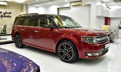 Ford Flex Limited ( 2015 Model ) in Red Color GCC Specs-11