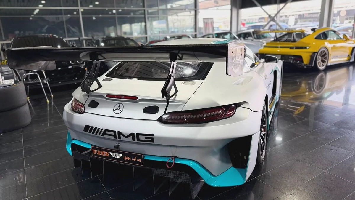 MERCEDES AMG GT3 EVO, RACE CAR, ENDURANCE PACKAGE,CAR IS EQUIPPED WITH 200K AED WORTH OF SPARE PARTS-10-10