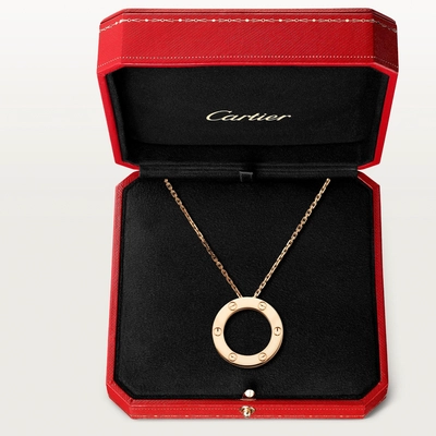 CARTIER LOVE pendant - Yellow gold LOVE necklace, 18K yellow gold-0