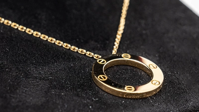 CARTIER LOVE pendant - Yellow gold LOVE necklace, 18K yellow gold-2