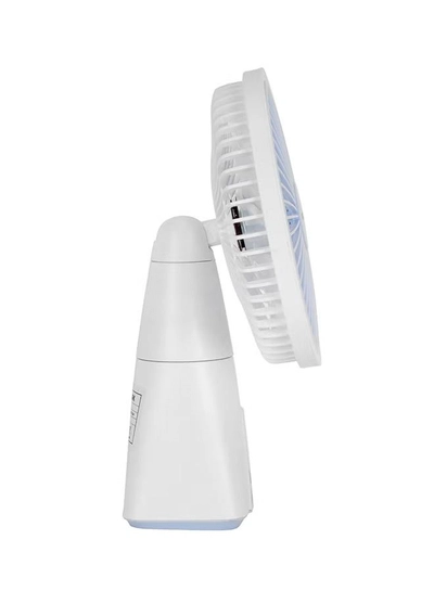 Olsenmark 7" Rechargeable Table Fan 4Spd, Led OMF1945 White-1