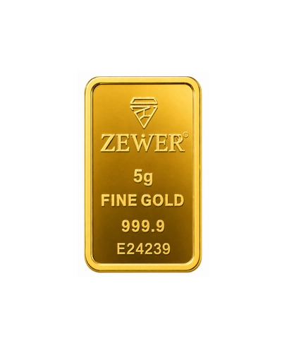 Zewer 5g 24K 999.9 Fine Gold Bar with Burj Khalifa Design-3