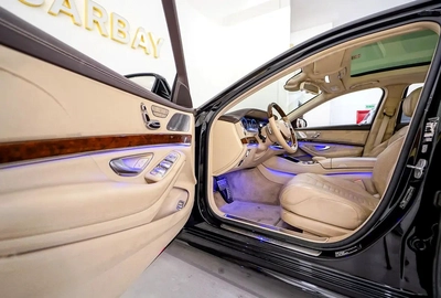 AED 1632 PM | MERCEDES S500 AMG 2014 | 4 BUTTON | WELL MAINTAINED | 1 YEAR WARRANTY | GCC-9