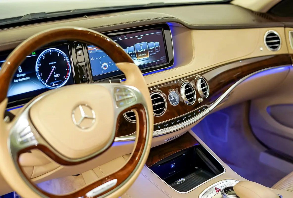 AED 1632 PM | MERCEDES S500 AMG 2014 | 4 BUTTON | WELL MAINTAINED | 1 YEAR WARRANTY | GCC-8-8