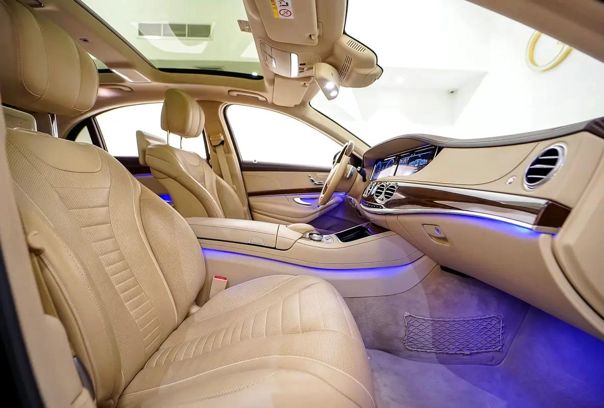AED 1632 PM | MERCEDES S500 AMG 2014 | 4 BUTTON | WELL MAINTAINED | 1 YEAR WARRANTY | GCC-15-15