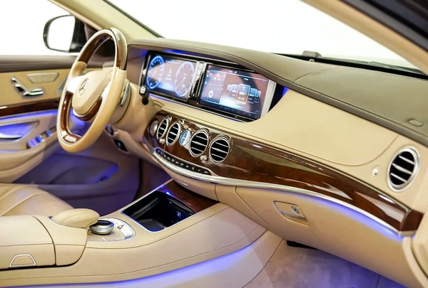 AED 1632 PM | MERCEDES S500 AMG 2014 | 4 BUTTON | WELL MAINTAINED | 1 YEAR WARRANTY | GCC