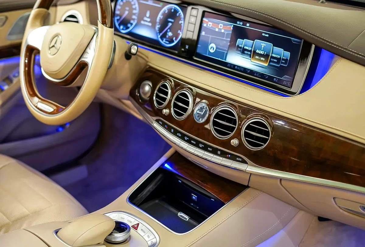 AED 1632 PM | MERCEDES S500 AMG 2014 | 4 BUTTON | WELL MAINTAINED | 1 YEAR WARRANTY | GCC-19-19