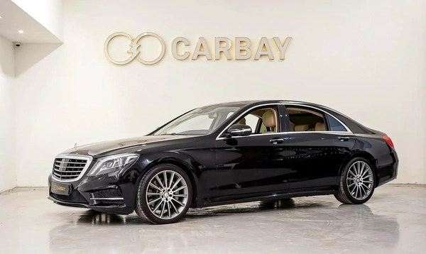 AED 1632 PM | MERCEDES S500 AMG 2014 | 4 BUTTON | WELL MAINTAINED | 1 YEAR WARRANTY | GCC
