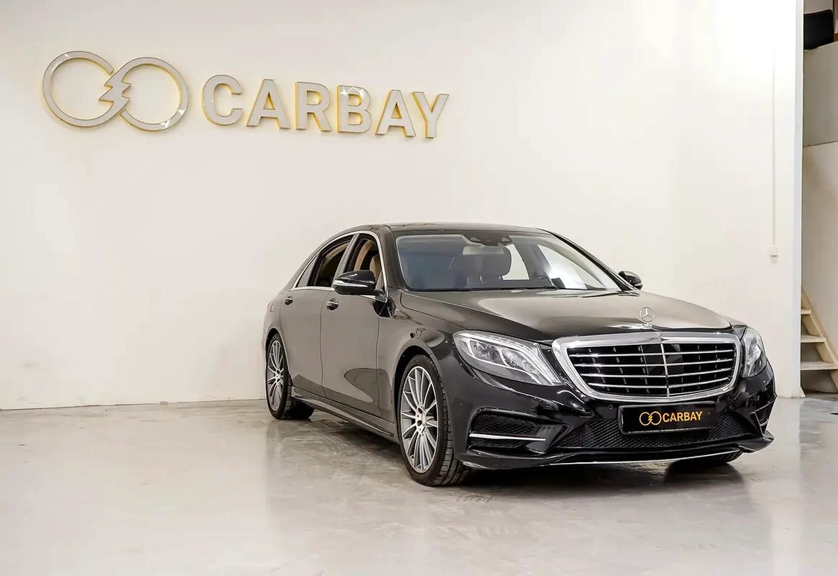 AED 1632 PM | MERCEDES S500 AMG 2014 | 4 BUTTON | WELL MAINTAINED | 1 YEAR WARRANTY | GCC-16-16