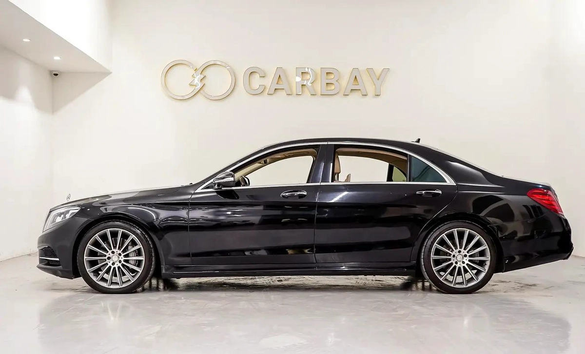 AED 1632 PM | MERCEDES S500 AMG 2014 | 4 BUTTON | WELL MAINTAINED | 1 YEAR WARRANTY | GCC-13-13