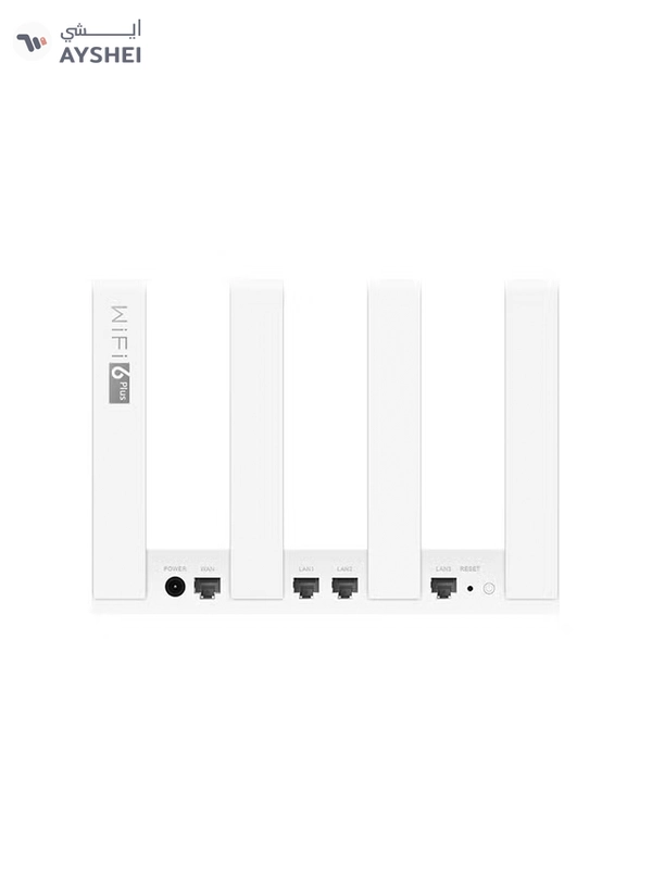 HUAWEI AX3 AX3000 (WS7100) Dual Band Wi-Fi Router, Dual-core Wi-Fi 6 Plus Revolution, Wi-Fi Speed up to 3000 Mbps, Supports Access Point Mode, Parental Control, Guest Wi-Fi white