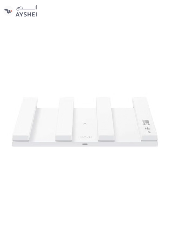 HUAWEI AX3 AX3000 (WS7100) Dual Band Wi-Fi Router, Dual-core Wi-Fi 6 Plus Revolution, Wi-Fi Speed up to 3000 Mbps, Supports Access Point Mode, Parental Control, Guest Wi-Fi white