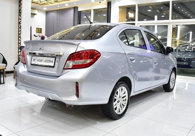 Mitsubishi Attrage ( 2021 Model ) in Silver Color GCC Specs-3