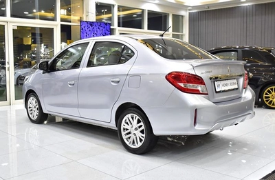 Mitsubishi Attrage ( 2021 Model ) in Silver Color GCC Specs-7