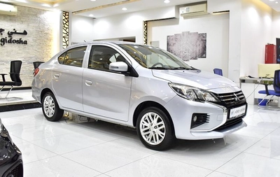 Mitsubishi Attrage ( 2021 Model ) in Silver Color GCC Specs-5