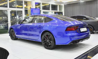 EXCELLENT DEAL for our Audi S7 Quattro TFSi ( 2016 Model ) in Blue Color GCC Specs-6