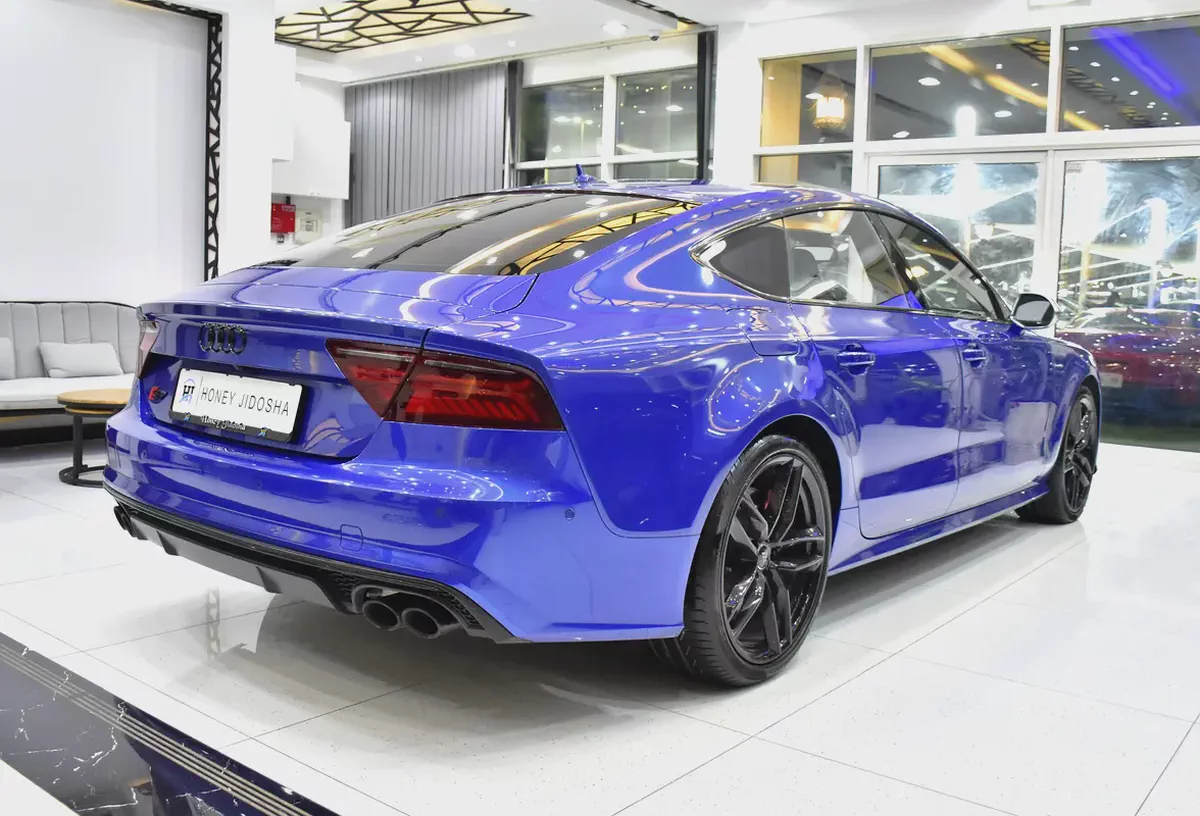 EXCELLENT DEAL for our Audi S7 Quattro TFSi ( 2016 Model ) in Blue Color GCC Specs-5-5