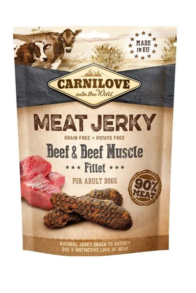 Carnilove Jerky Snack Beef & Beef Muscle Fillet 100g-0