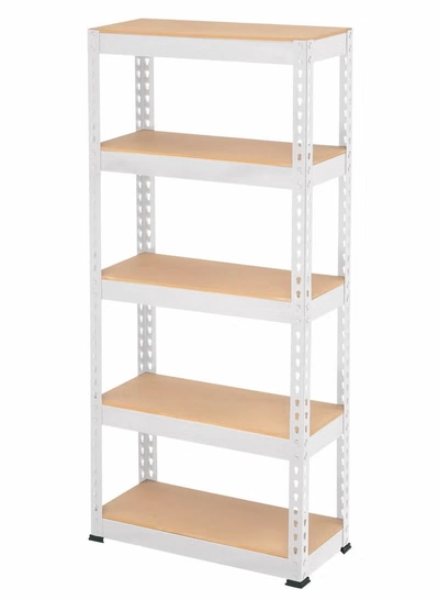 DubaiGallery 5-tier Metal Shelving Unit Adjustable Garage Storage Utility Rack Heavy Duty Shelves Organization Multipurpose Shelf Warehouse Basement Kitchen Living Room pantry-1