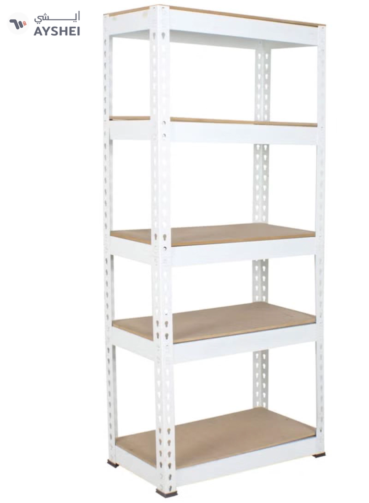 DubaiGallery 5-tier Metal Shelving Unit Adjustable Garage Storage Utility Rack Heavy Duty Shelves Organization Multipurpose Shelf Warehouse Basement Kitchen Living Room pantry-3-3