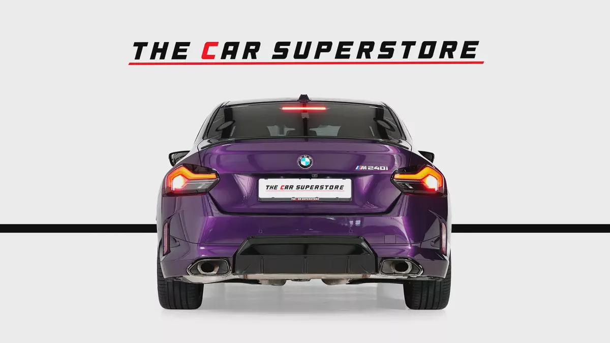 BMW M240i-GCC-BMW Warranty & Service Contract Until 2030-Single Owner-Showroom Condition-6-6