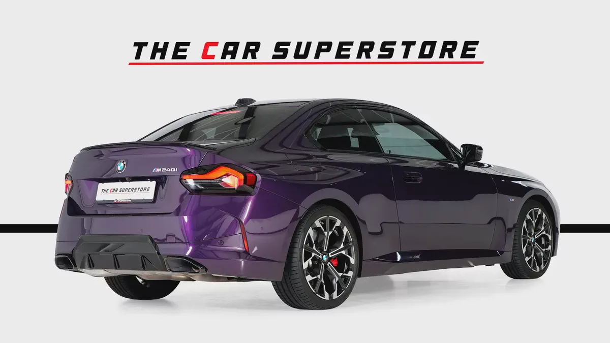 BMW M240i-GCC-BMW Warranty & Service Contract Until 2030-Single Owner-Showroom Condition-7-7