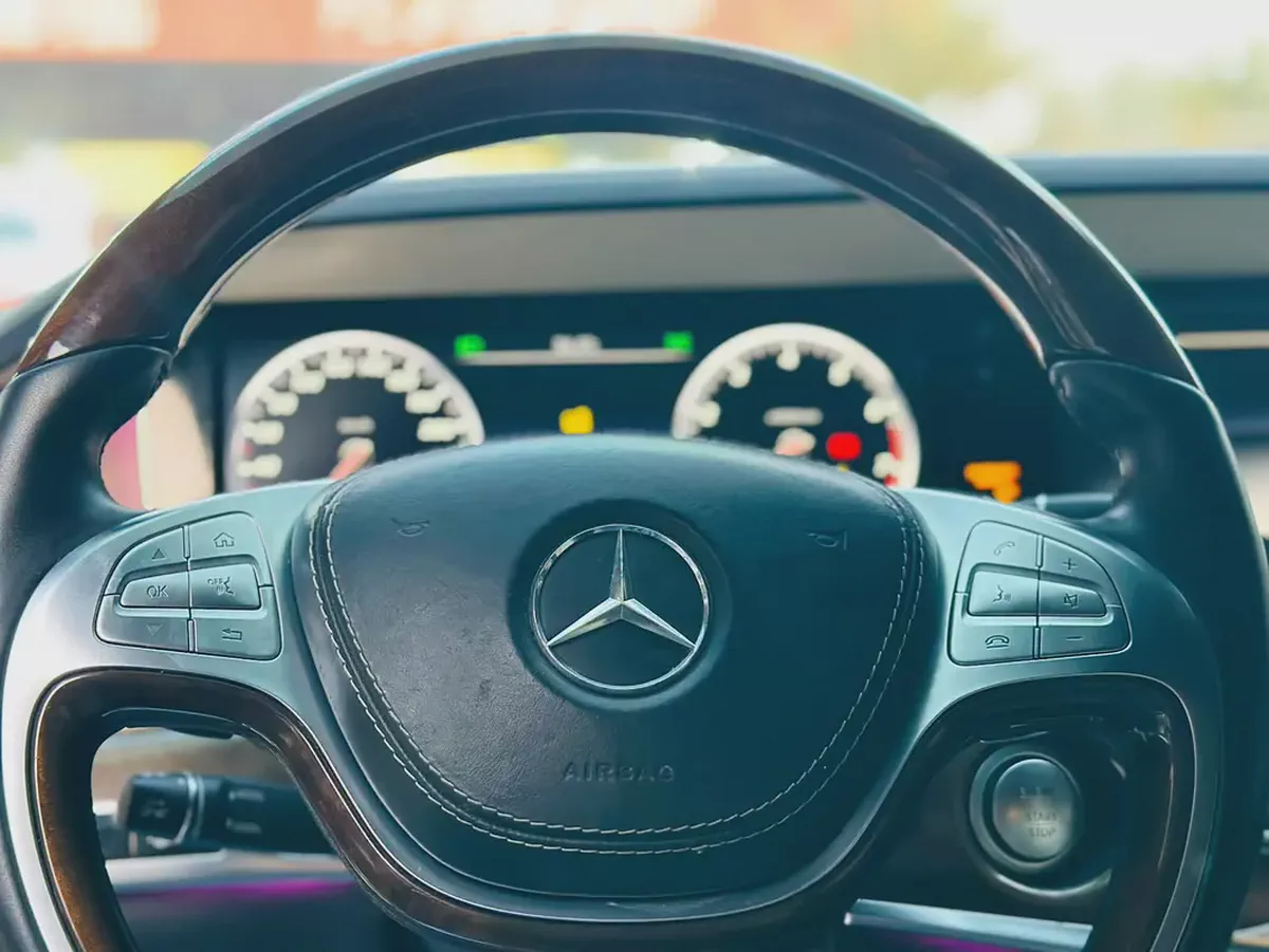 Mercedes-Benz S550 2015 | V8 Twin Turbo | Burmester | Full Luxury مواصفات أمريكية-9-9