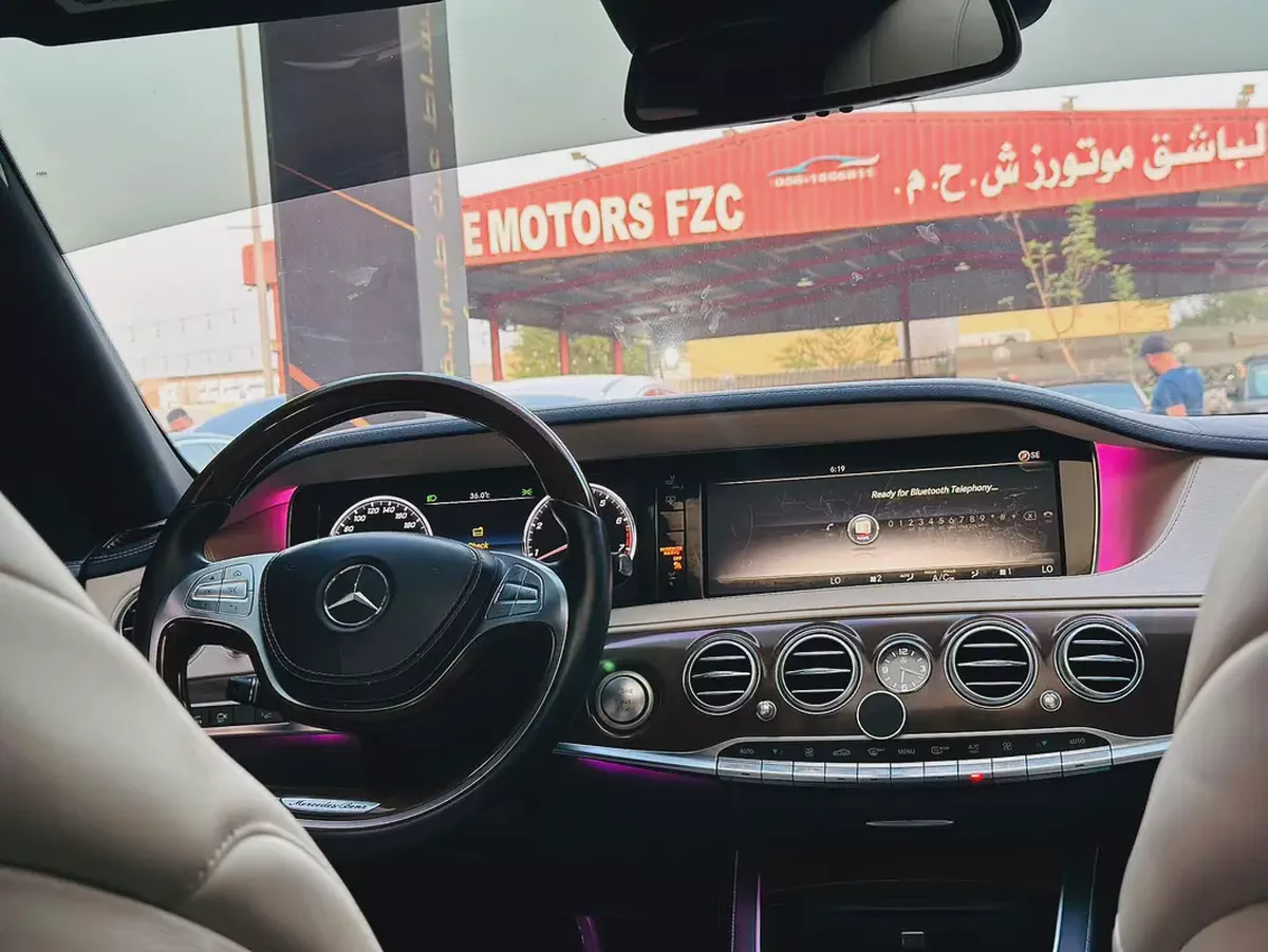 Mercedes-Benz S550 2015 | V8 Twin Turbo | Burmester | Full Luxury مواصفات أمريكية-15-15