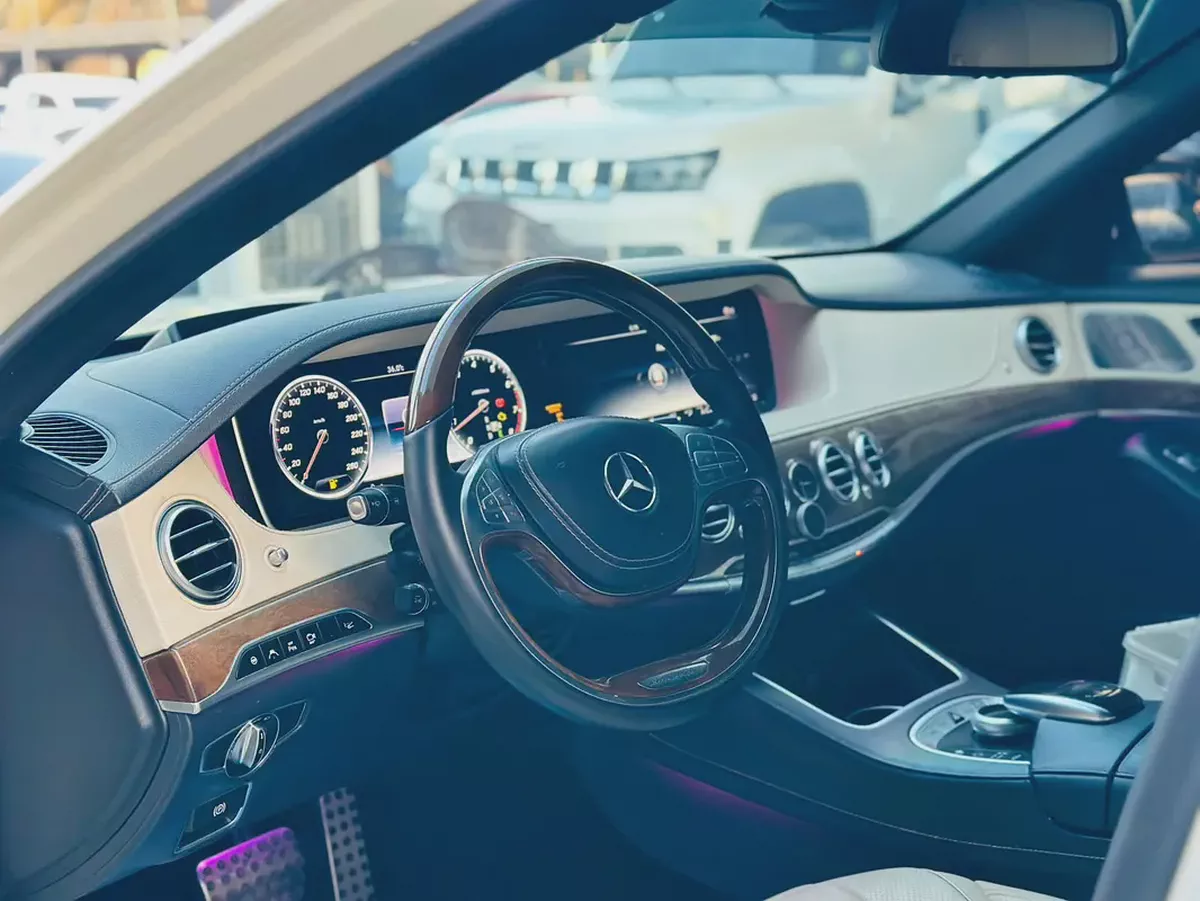 Mercedes-Benz S550 2015 | V8 Twin Turbo | Burmester | Full Luxury مواصفات أمريكية-4-4