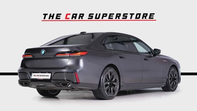 BMW M760E-Frozen Black Matt-Special Order-High Specifications-M Sports Package-Rear Executive Lounge-7