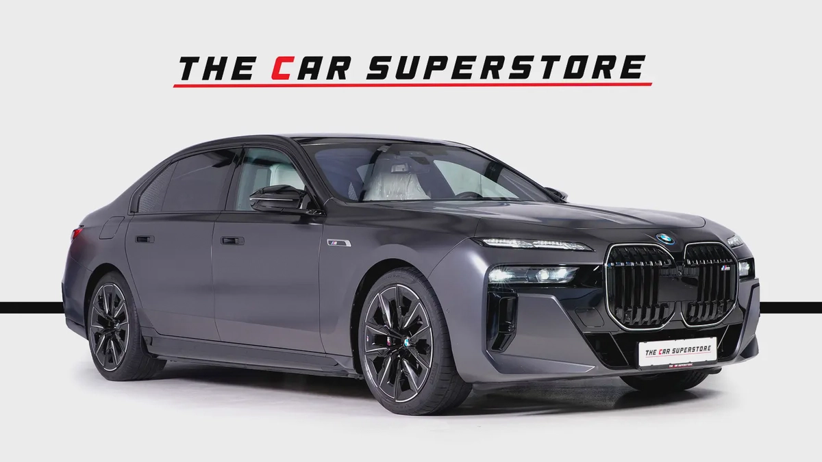 BMW M760E-Frozen Black Matt-Special Order-High Specifications-M Sports Package-Rear Executive Lounge-1-1