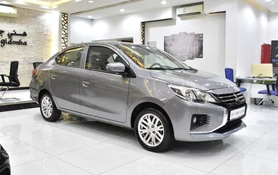 Mitsubishi Attrage ( 2021 Model ) in Grey Color GCC Specs-10
