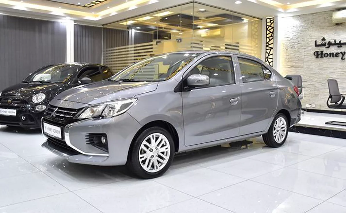 Mitsubishi Attrage ( 2021 Model ) in Grey Color GCC Specs-2-2