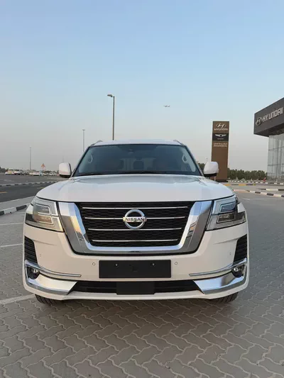 2021 Nissan Patrol SE Titanium GCC Specs نيسان باترول 2021 خليجي 6 سلندر تيتانيوم صبغ الوكاله-0