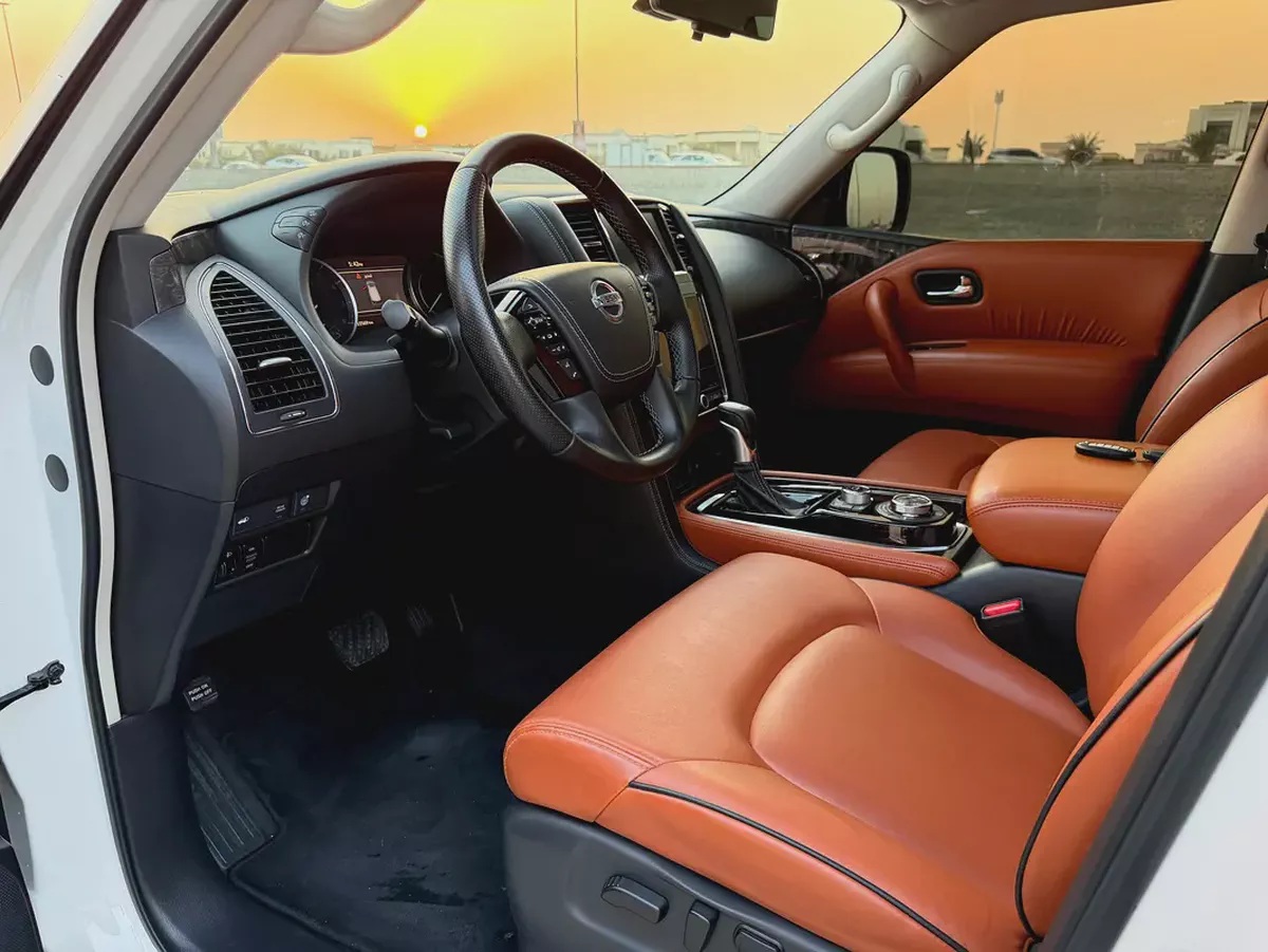 2021 Nissan Patrol SE Titanium GCC Specs نيسان باترول 2021 خليجي 6 سلندر تيتانيوم صبغ الوكاله-9-9