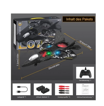 Marzban RC Aeroplane 2.4GHz Remote Control L0712 Quadcopter Floating Fighter Plane -3
