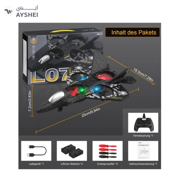 Marzban RC Aeroplane 2.4GHz Remote Control L0712 Quadcopter Floating Fighter Plane 