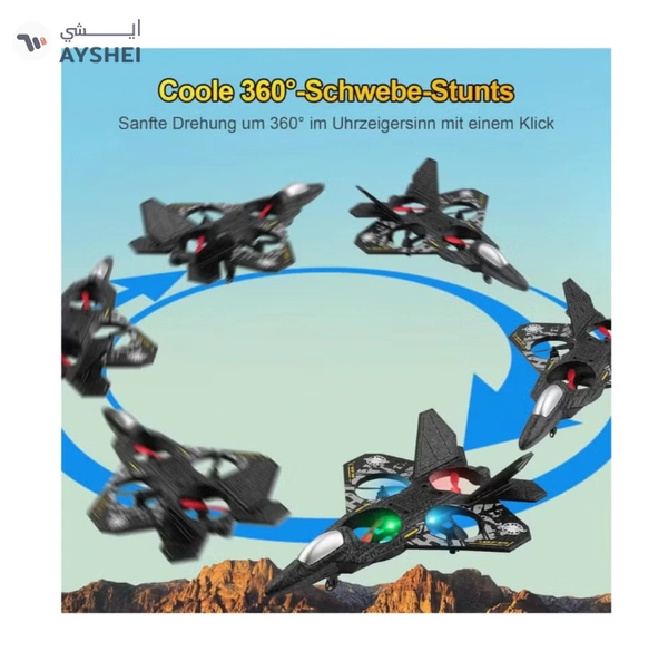 Marzban RC Aeroplane 2.4GHz Remote Control L0712 Quadcopter Floating Fighter Plane 