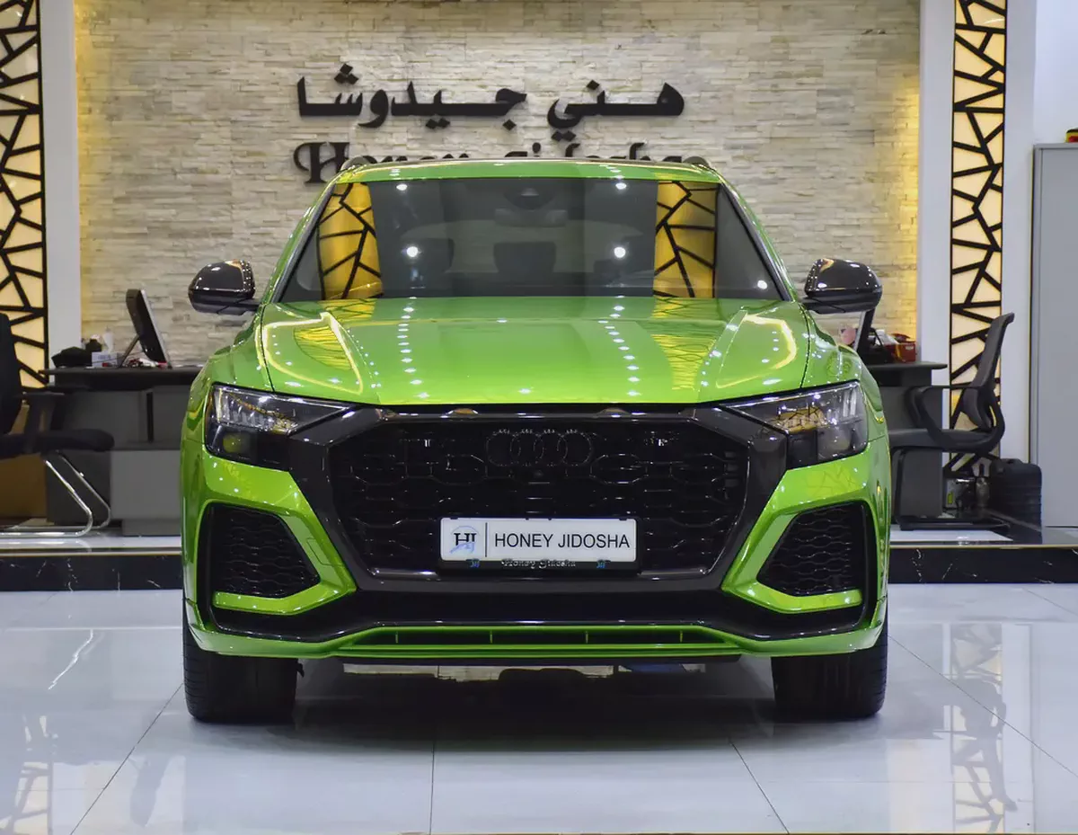 AED 3,808 EMi for 5Yrs | Audi RS Q8 ( 2022 Model ) in Green Color European Specs