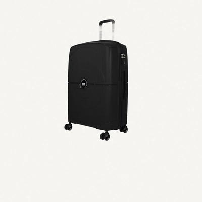 British Tourister Polypropylene Hardshell Luggage Set 3-Piece Spinner – TSA Approved Lock |Lightweight & Durable 20/24/28 Inch (Small, Medium, Large) – Black-1